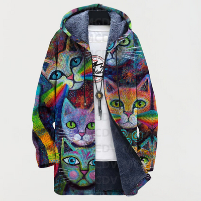 Luna | Rainbow Cat Hoodie