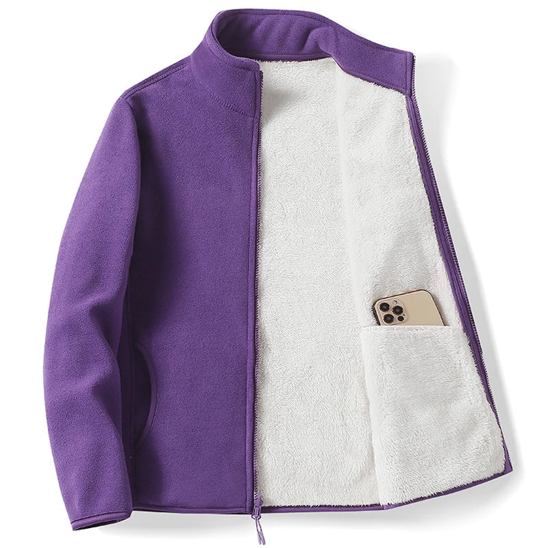 Elise | ColorBlock Fleece Jacket