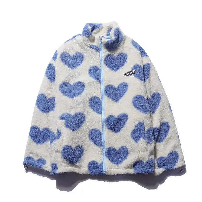 Daria™ | Reversible heart-pattern jacket