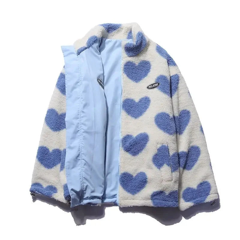 Daria™ | Reversible heart-pattern jacket