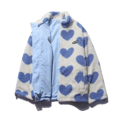 Daria™ | Reversible heart-pattern jacket