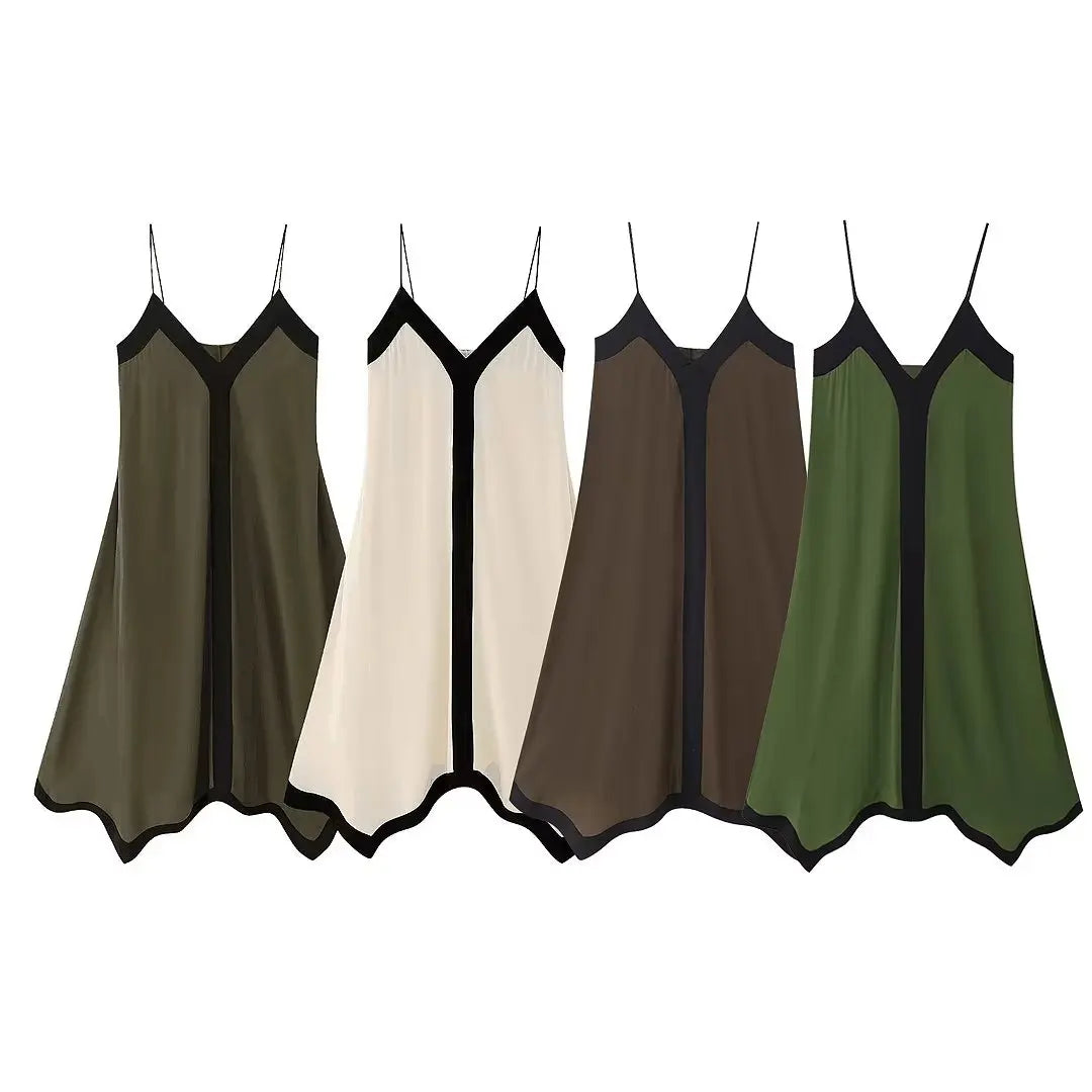 Lisa | Elegant White Shirt Dress with Delicate Stitch Details