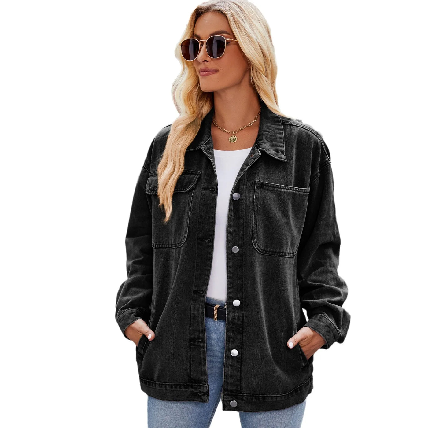 Jackie | Casual Luxe Jean Jacket