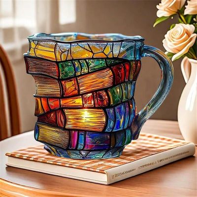MugArt | Mug with Painted Book