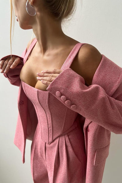 Dolce™ - Three-piece set with a double-breasted blazer