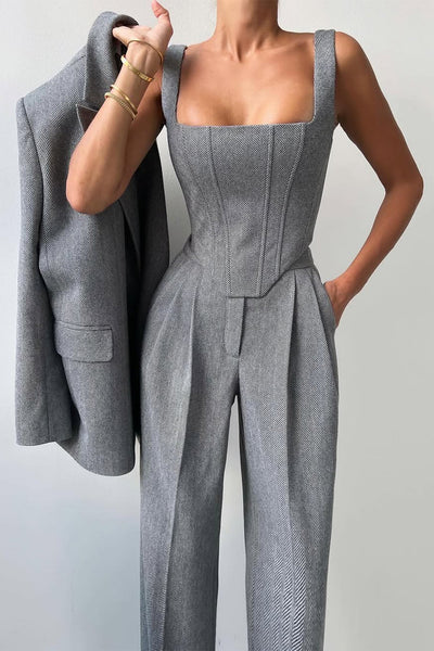 Dolce™ - Three-piece set with a double-breasted blazer