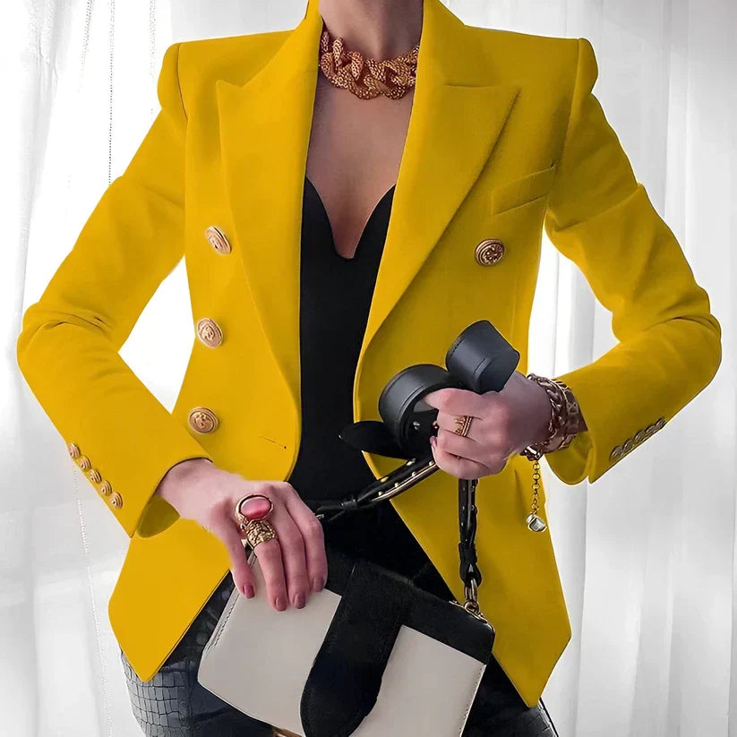Raffaella | Tailored Blazer with Gold Buttons