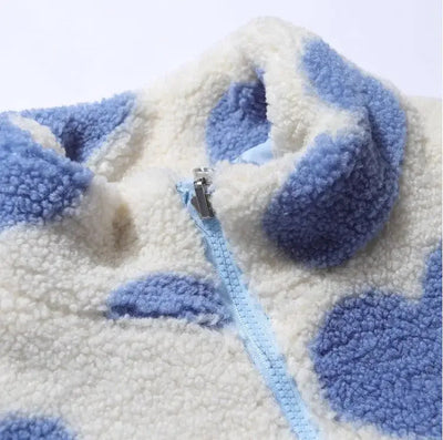 Daria™ | Reversible heart-pattern jacket