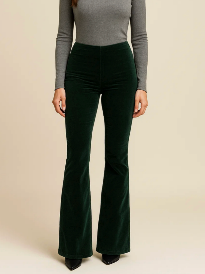 Chloe I Corduroy Flare Pants