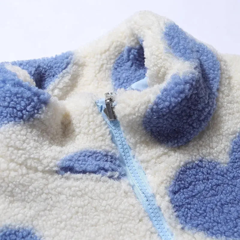 Daria™ | Reversible heart-pattern jacket