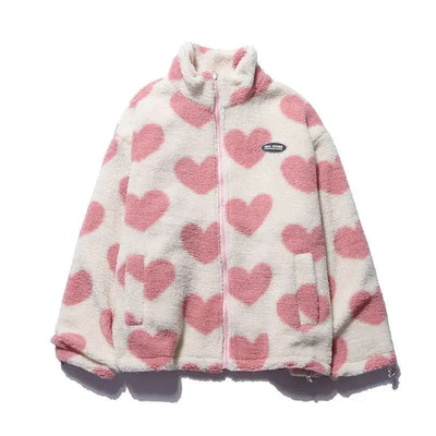 Daria™ | Reversible heart-pattern jacket
