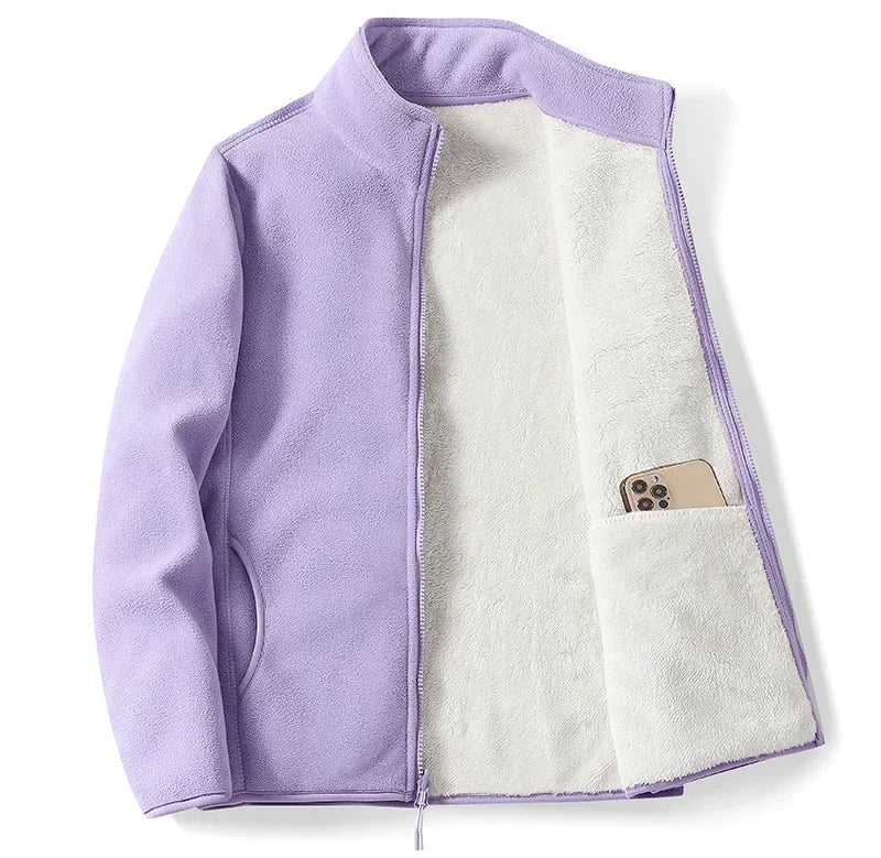 Elise | ColorBlock Fleece Jacket