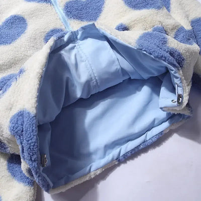 Daria™ | Reversible heart-pattern jacket