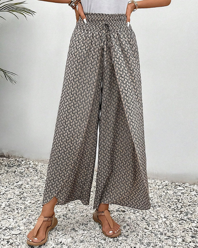 Sahara  | Drift Printed Palazzo Trousers