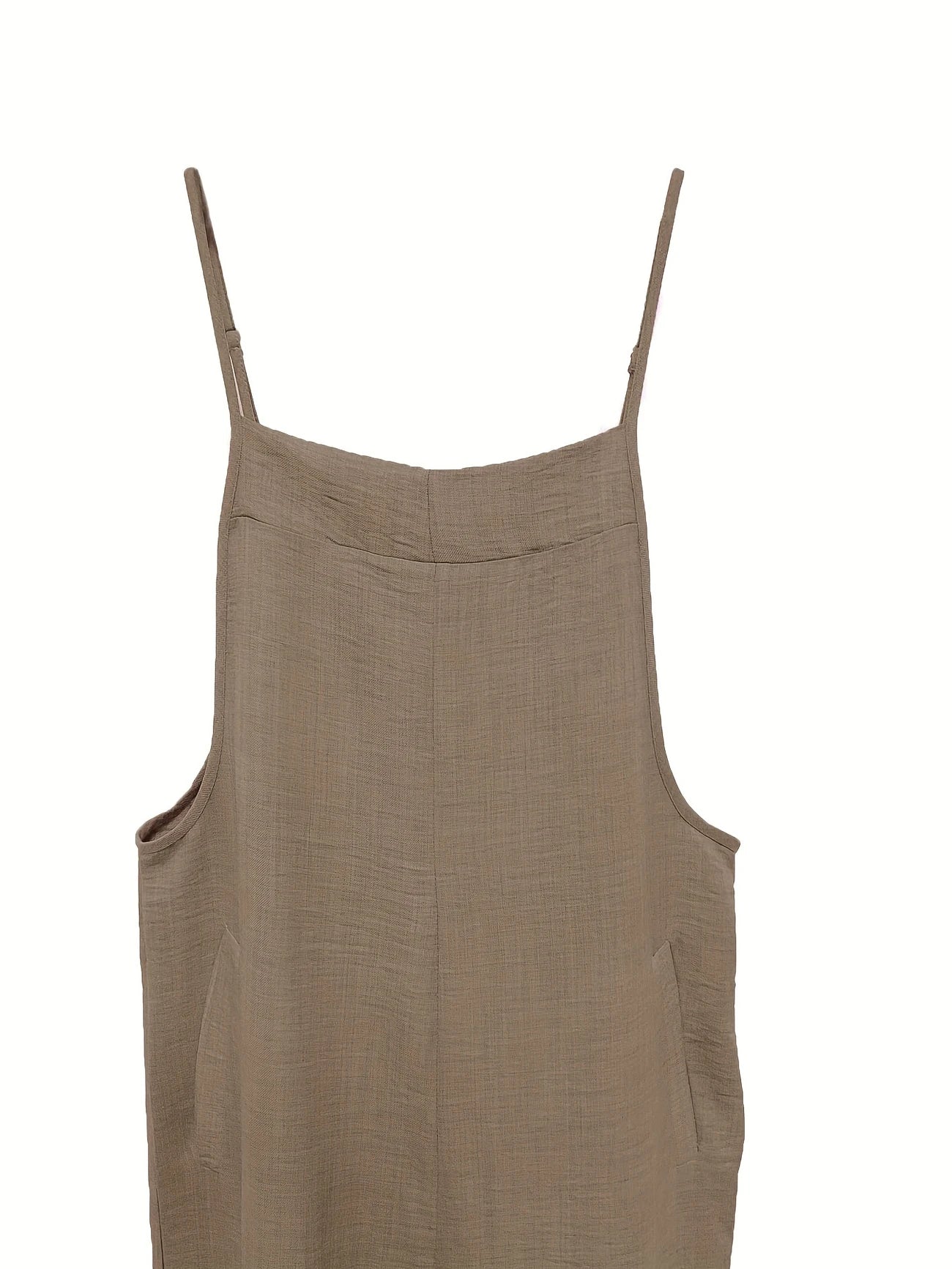 Annia | Casual Wide Leg Overalls With Pockets