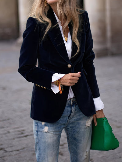 Miranda | Timeless Velvet Blazer