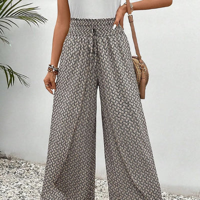 Sahara  | Drift Printed Palazzo Trousers