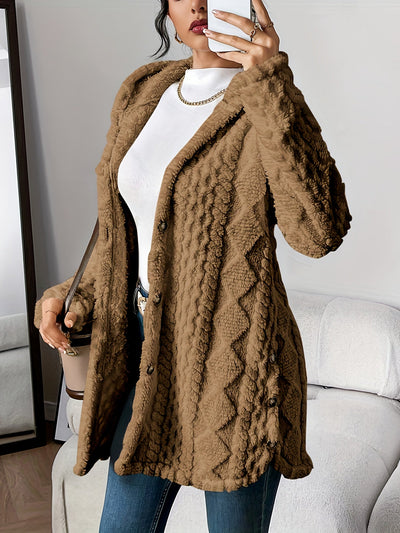 Dana | Plush Hooded Cardigan