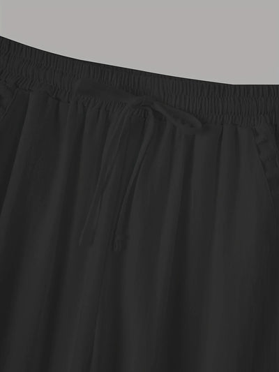 Tracey | Contrast Trim Cropped Pants