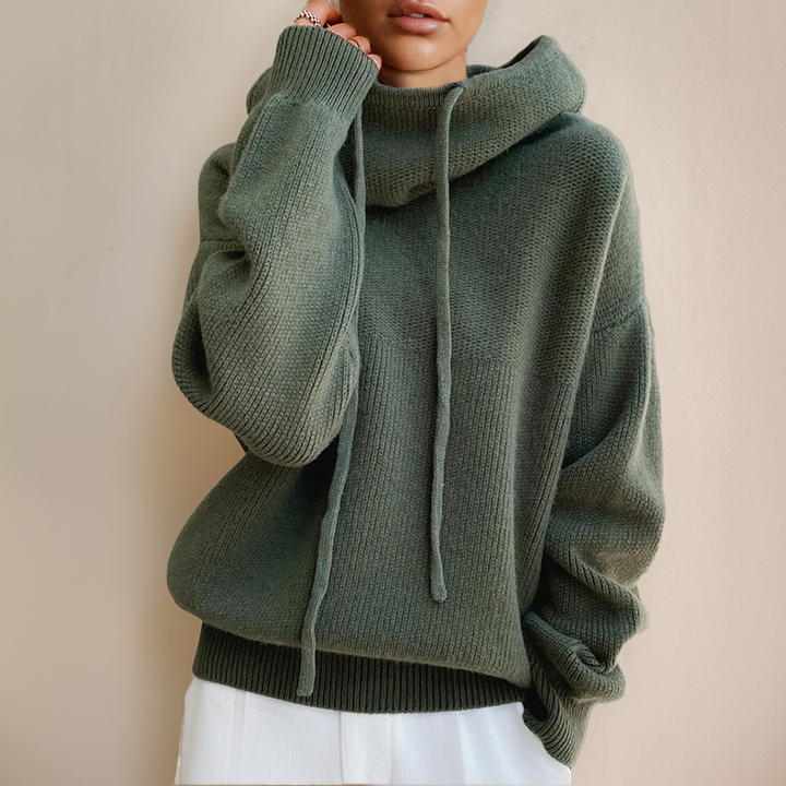 TIARNI | Cowl Neck Hoodie