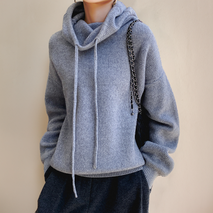 TIARNI | Cowl Neck Hoodie