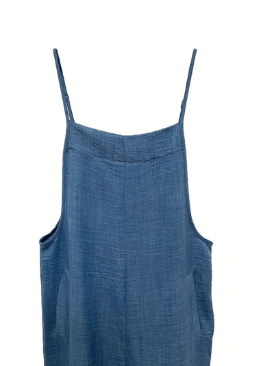 Annia | Casual Wide Leg Overalls With Pockets