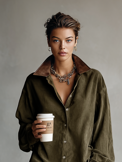 Arvella™ | Suede Mini Dress