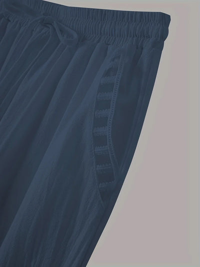 Tracey | Contrast Trim Cropped Pants