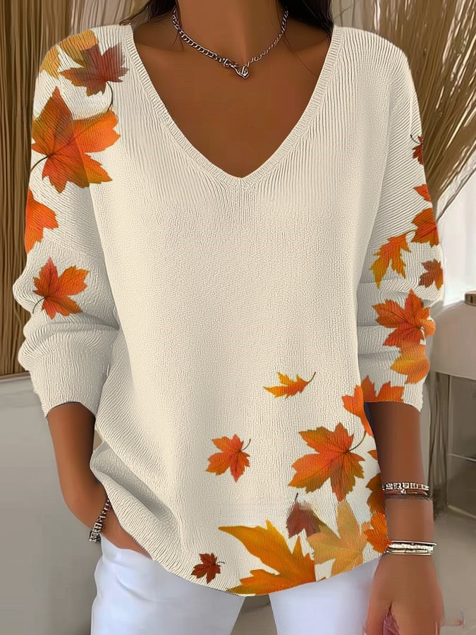 Maravillas | Elegant V-neck sweater