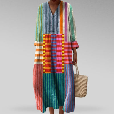 Carla | Elegant Geometric Dress