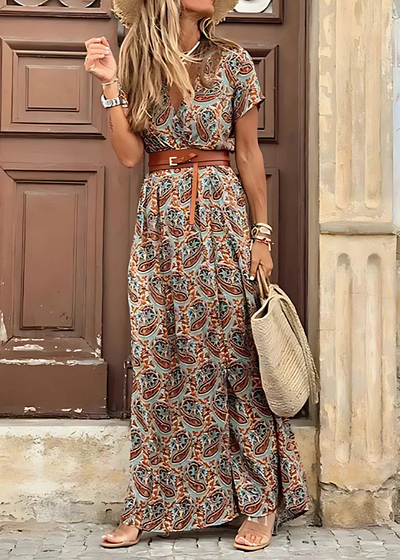 Aera | Elegant Bohemian Maxi Dress