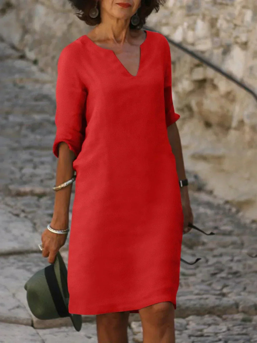 JOSET | Elegant Dress with V-neck