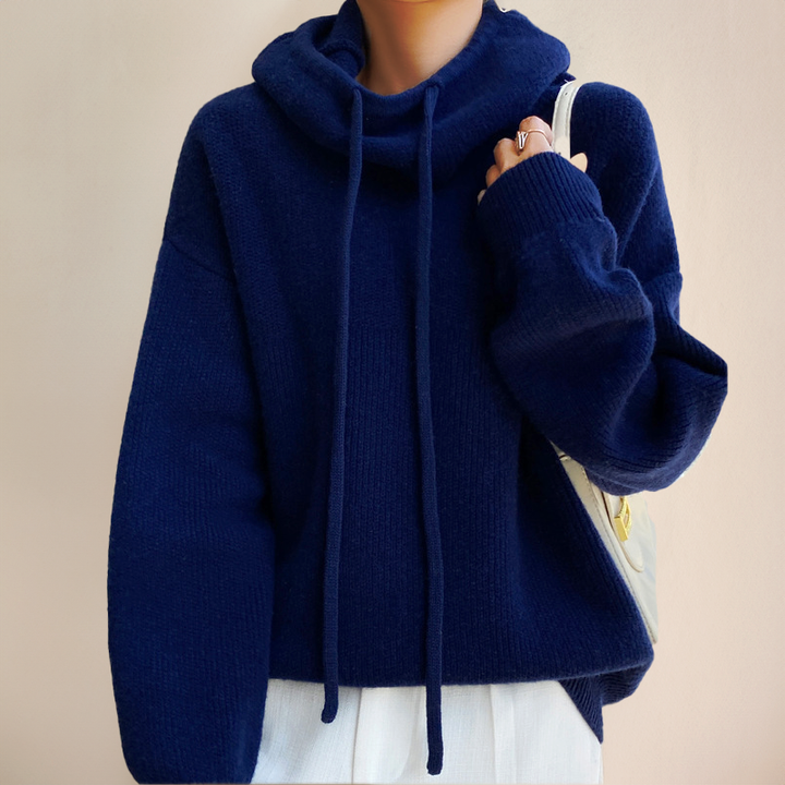 TIARNI | Cowl Neck Hoodie