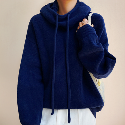 TIARNI | Cowl Neck Hoodie